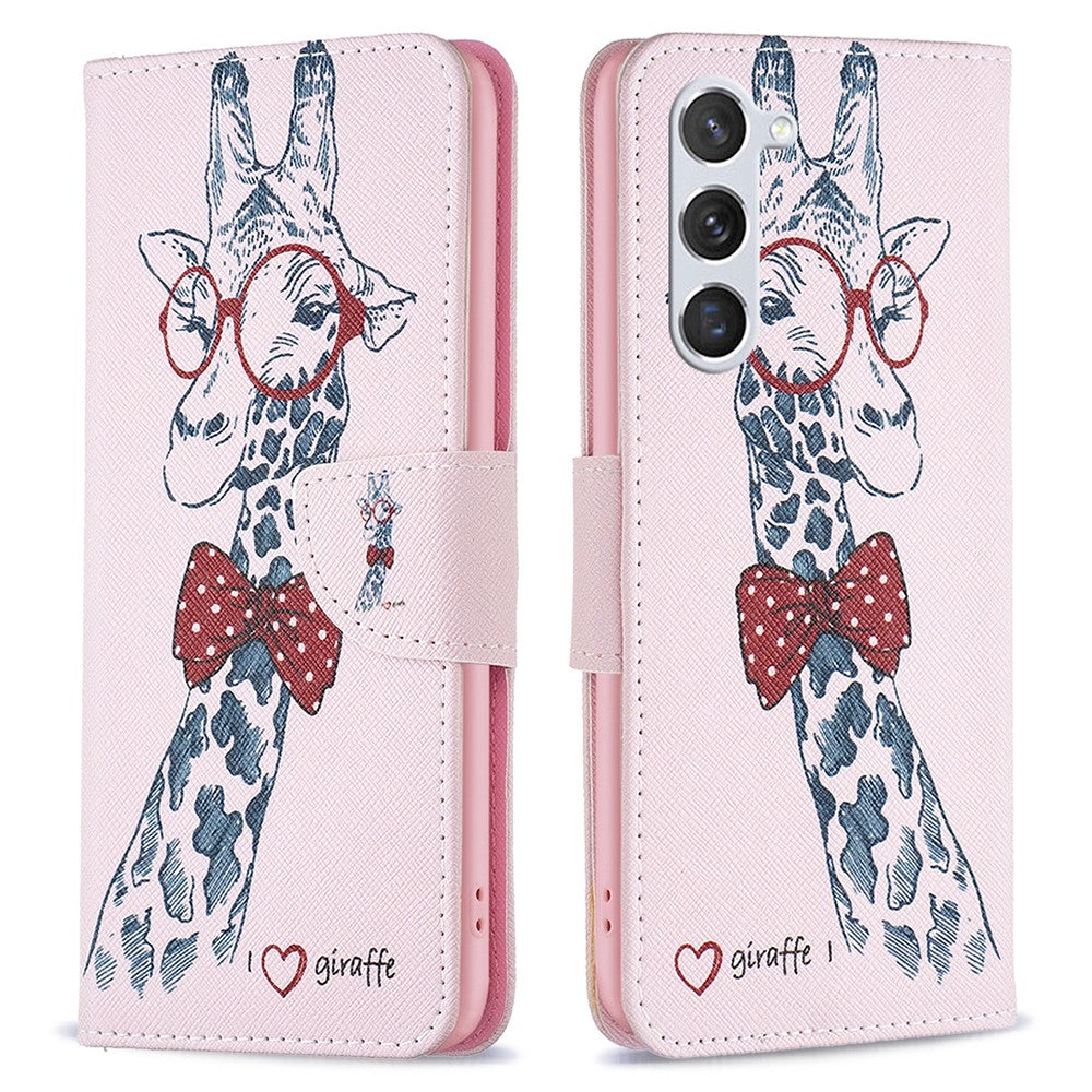 For Samsung Galaxy S25 / S24 Case PU Leather Pattern Wallet Phone Cover