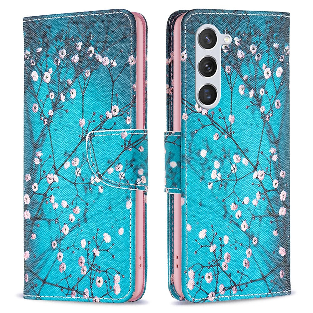 For Samsung Galaxy S25 / S24 Case PU Leather Pattern Wallet Phone Cover