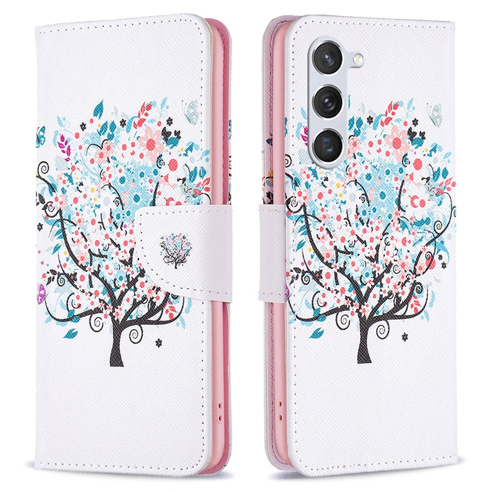 For Samsung Galaxy S25 / S24 Case PU Leather Pattern Wallet Phone Cover