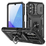 For Samsung Galaxy A25 5G (Global) (161.0 X 76.5 X 8.3mm) Case Sliding Camera Cover Anti-Drop PC+TPU Phone Shell