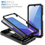 For Samsung Galaxy A25 5G (Global) (161.0 X 76.5 X 8.3mm) Case Sliding Camera Cover Anti-Drop PC+TPU Phone Shell