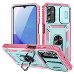 For Samsung Galaxy A25 5G (Global) (161.0 X 76.5 X 8.3mm) Case Sliding Camera Cover Anti-Drop PC+TPU Phone Shell