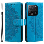 For Xiaomi 13T Pro / 13T / Redmi K60 Ultra Case Mandala Flower Imprinted Leather Cover with Strap