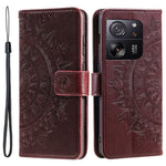 For Xiaomi 13T Pro / 13T / Redmi K60 Ultra Case Mandala Flower Imprinted Leather Cover with Strap