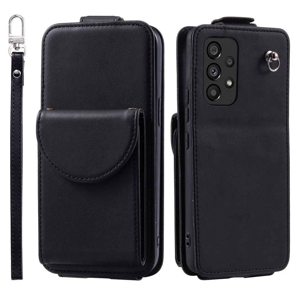 For Samsung Galaxy A52 4G / A52 5G / A52s 5G Case Fall Proof Leather+TPU Vertical Flip Stand Cover