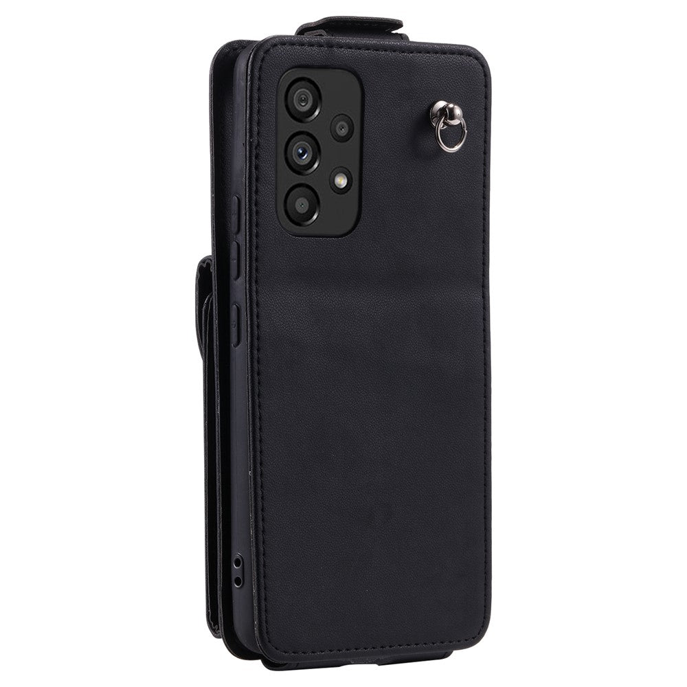 For Samsung Galaxy A52 4G / A52 5G / A52s 5G Case Fall Proof Leather+TPU Vertical Flip Stand Cover