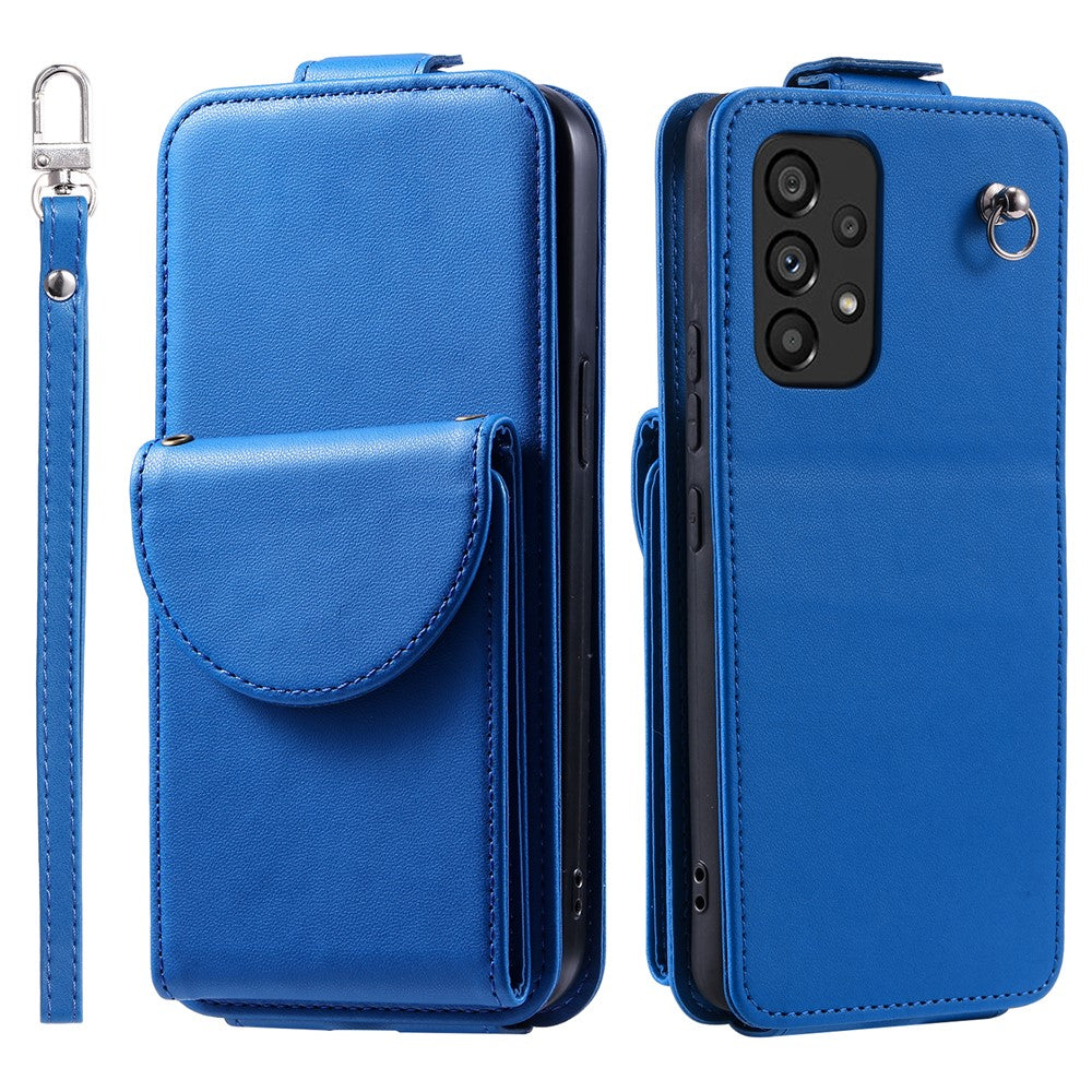 For Samsung Galaxy A52 4G / A52 5G / A52s 5G Case Fall Proof Leather+TPU Vertical Flip Stand Cover