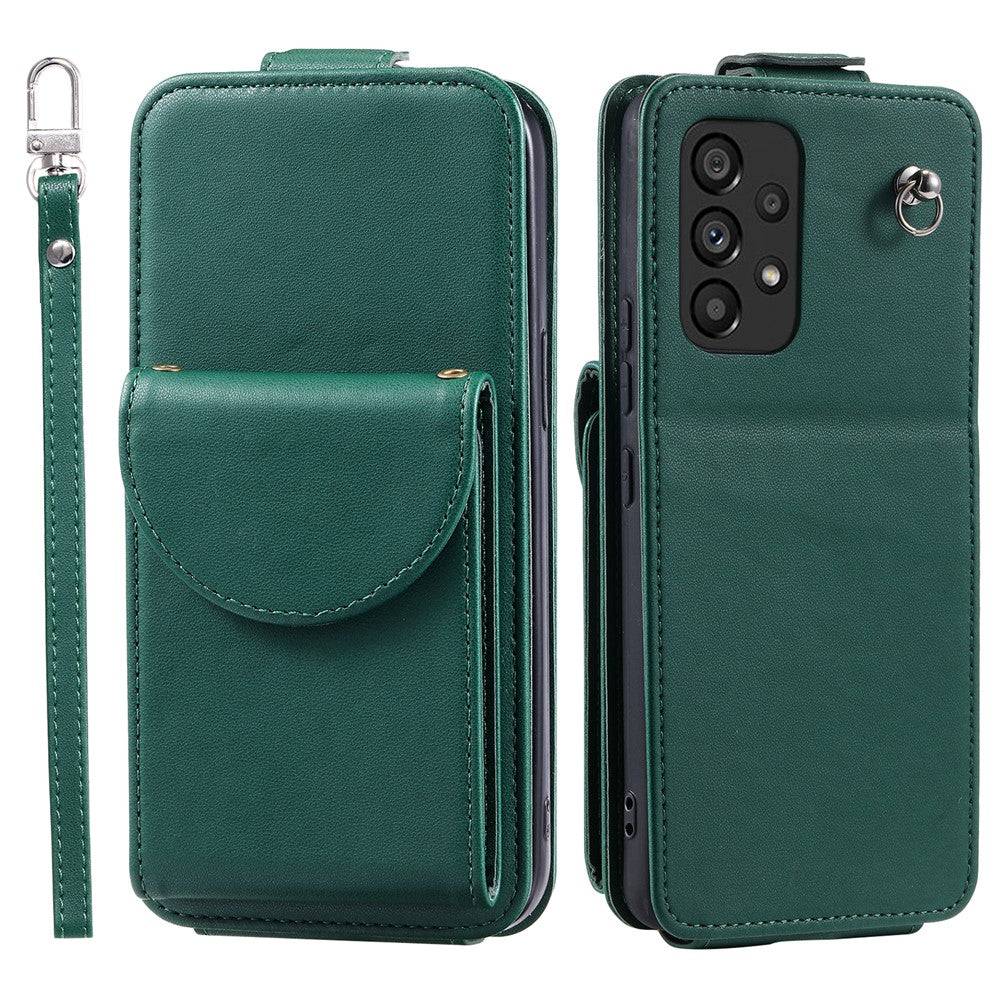 For Samsung Galaxy A52 4G / A52 5G / A52s 5G Case Fall Proof Leather+TPU Vertical Flip Stand Cover