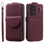 For Samsung Galaxy A52 4G / A52 5G / A52s 5G Case Fall Proof Leather+TPU Vertical Flip Stand Cover