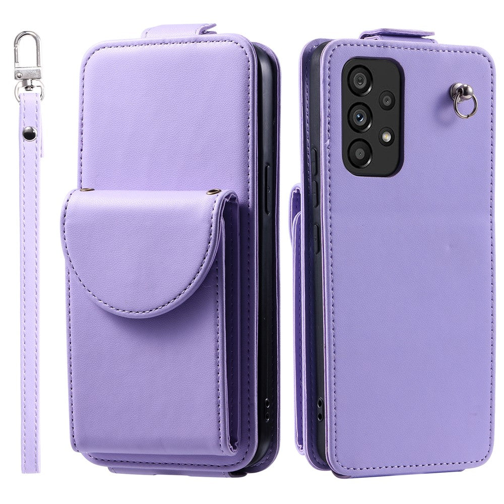 For Samsung Galaxy A52 4G / A52 5G / A52s 5G Case Fall Proof Leather+TPU Vertical Flip Stand Cover