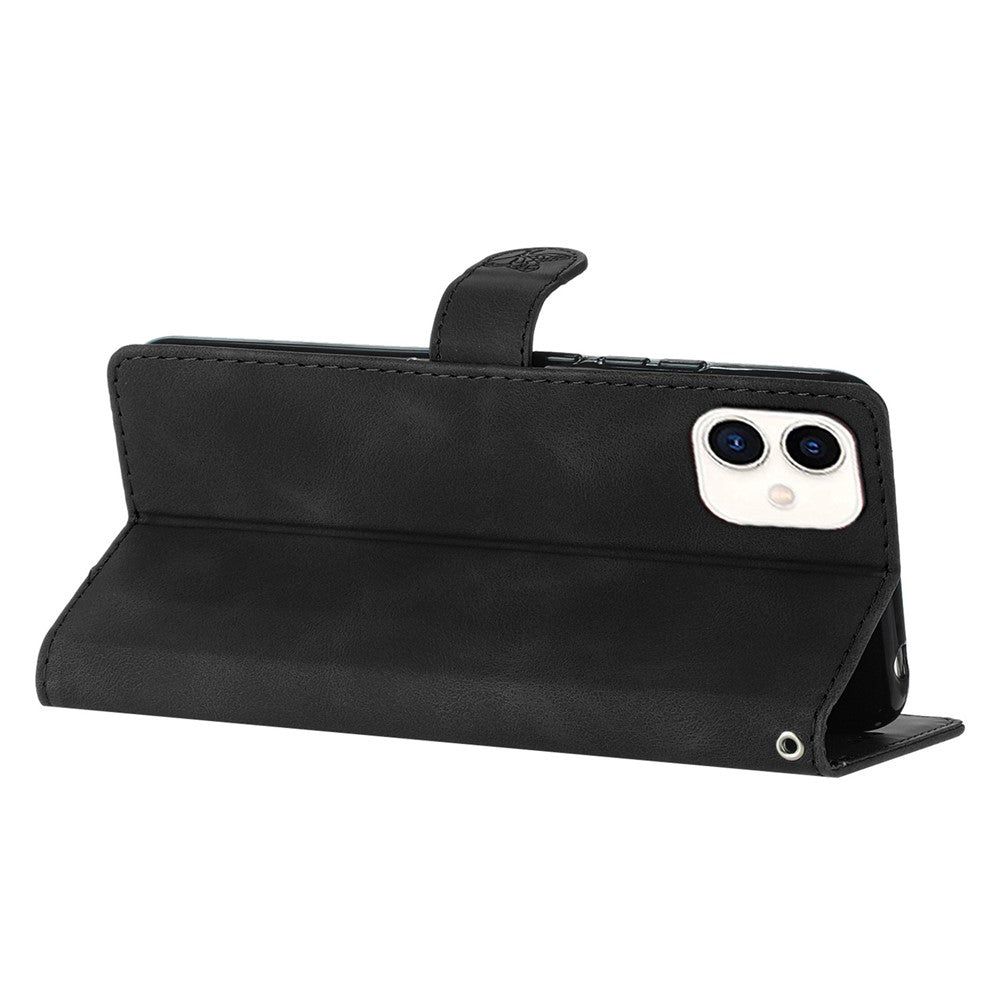For Samsung Galaxy A05 4G Case PU Leather Stand Cover Magnetic Phone Shell Imprinted Wallet