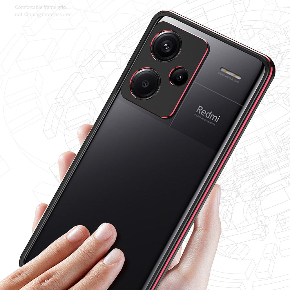 Xiaomi Redmi Note 13 Pro+ Bumperfodral Metallram Bumperskydd med Kameralinsskydd