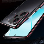 Xiaomi Redmi Note 13 Pro+ Bumperfodral Metallram Bumperskydd med Kameralinsskydd