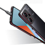 Xiaomi Redmi Note 13 Pro+ Bumperfodral Metallram Bumperskydd med Kameralinsskydd