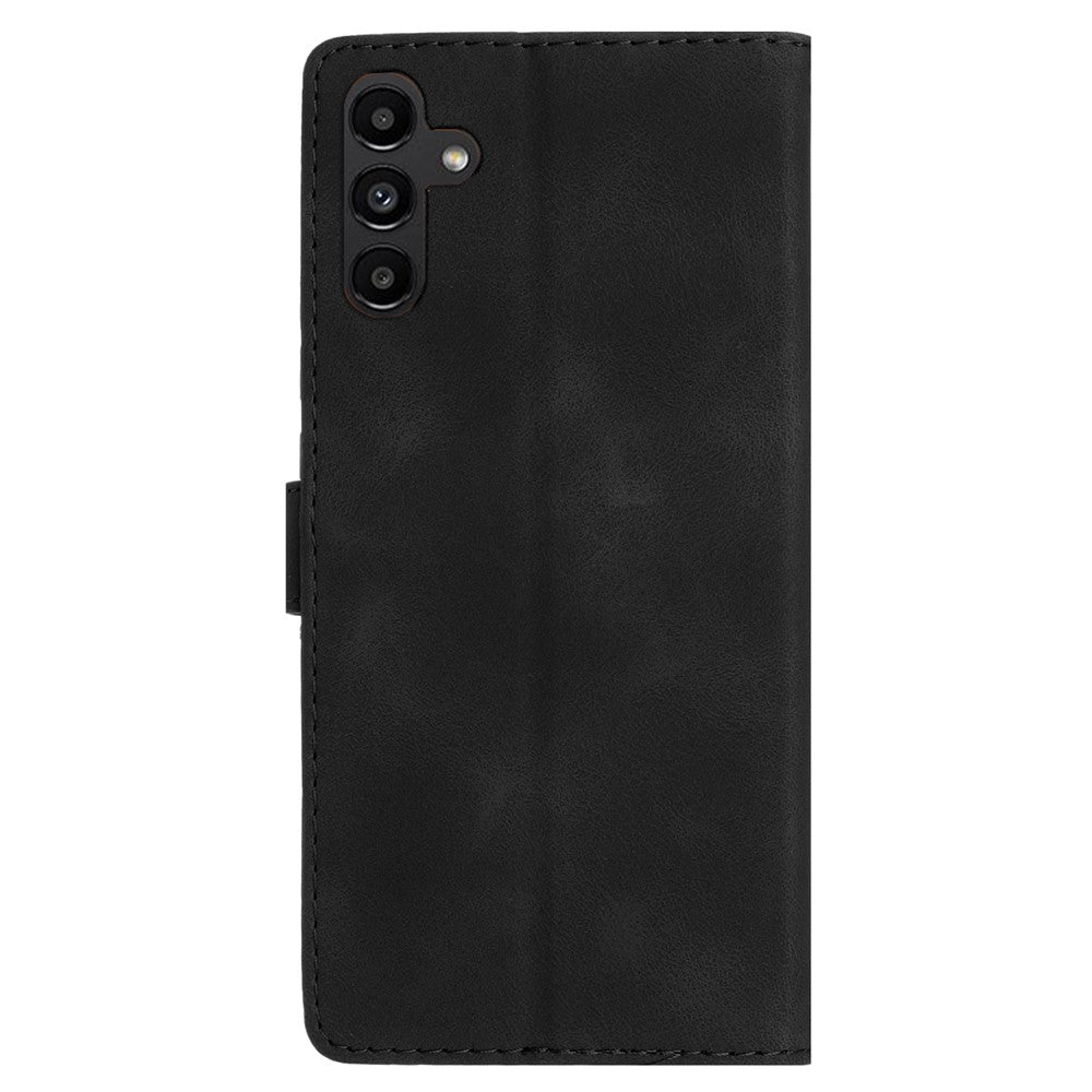 Til Samsung Galaxy A15 4G Magnetisk Telefoncover Præget Blomsterpung PU Læder Stativcover