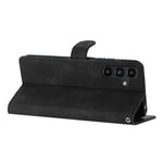 Til Samsung Galaxy A15 4G Magnetisk Telefoncover Præget Blomsterpung PU Læder Stativcover