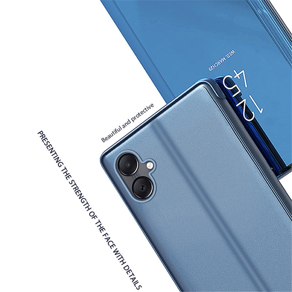 Til Samsung Galaxy A05 4G Flip Lædercover med Stativ Fuld Kropsbeskyttende Telefonetui