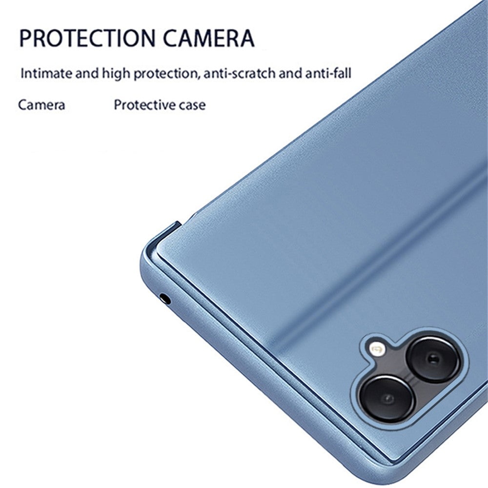 Til Samsung Galaxy A05 4G Flip Lædercover med Stativ Fuld Kropsbeskyttende Telefonetui