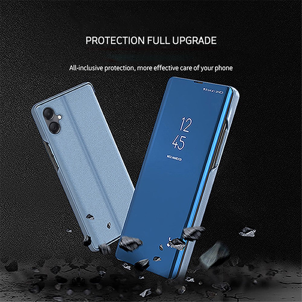 Til Samsung Galaxy A05 4G Flip Lædercover med Stativ Fuld Kropsbeskyttende Telefonetui