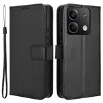 Xiaomi Redmi Note 13 5G-skal med magnetlås i läderplånbok