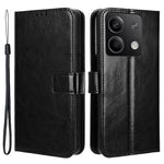For Xiaomi Redmi Note 13 5G Case Crazy Horse Texture Phone Wallet Cover