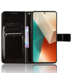 For Xiaomi Redmi Note 13 5G Case Crazy Horse Texture Phone Wallet Cover