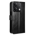 For Xiaomi Redmi Note 13 5G Case Crazy Horse Texture Phone Wallet Cover