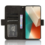 For Xiaomi Redmi Note 13 5G Case Slim-Fit PU Leather Phone Stand Cover Wallet