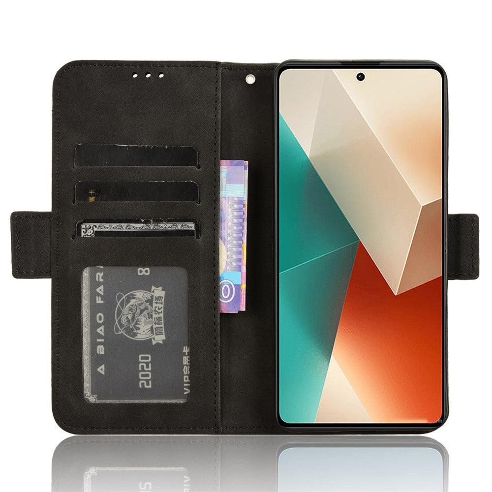 For Xiaomi Redmi Note 13 5G Case Slim-Fit PU Leather Phone Stand Cover Wallet
