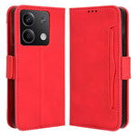For Xiaomi Redmi Note 13 5G Case Slim-Fit PU Leather Phone Stand Cover Wallet