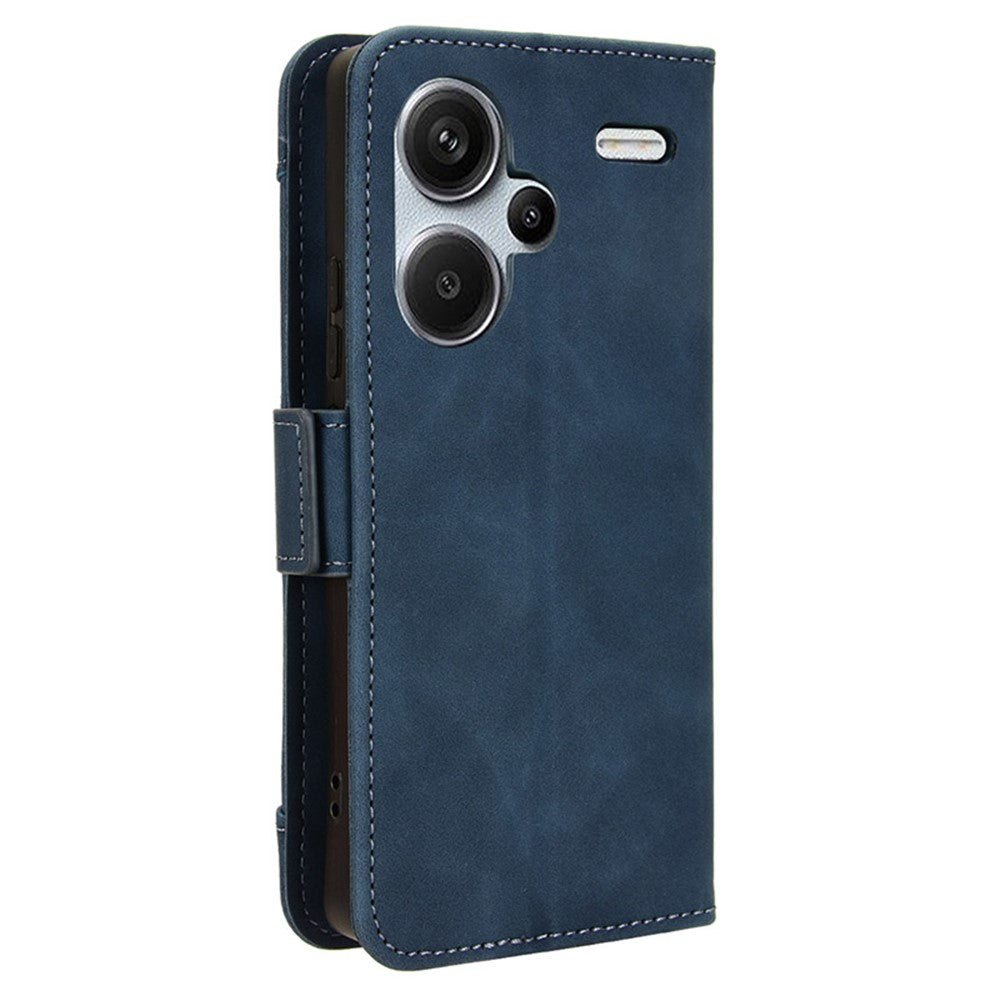 For Xiaomi Redmi Note 13 Pro+ 5G Anti-Scratch Phone Shell Leather Case Wallet Stand Phone Cover