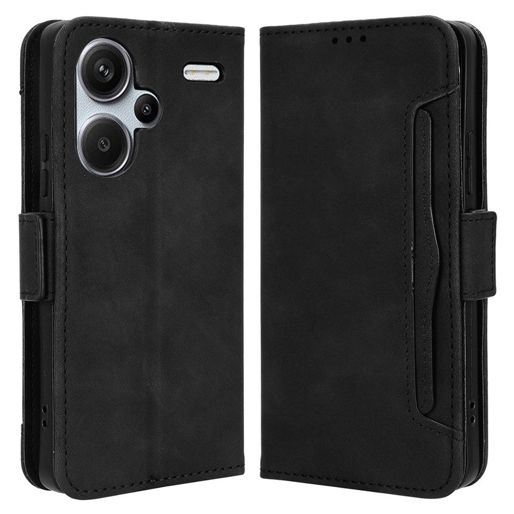 For Xiaomi Redmi Note 13 Pro+ 5G Anti-Scratch Phone Shell Leather Case Wallet Stand Phone Cover