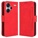 For Xiaomi Redmi Note 13 Pro+ 5G Anti-Scratch Phone Shell Leather Case Wallet Stand Phone Cover