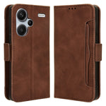 For Xiaomi Redmi Note 13 Pro+ 5G Anti-Scratch Phone Shell Leather Case Wallet Stand Phone Cover