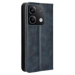 For Xiaomi Redmi Note 13 5G Mobile Phone Cover Case Wallet Retro PU Leather Shell