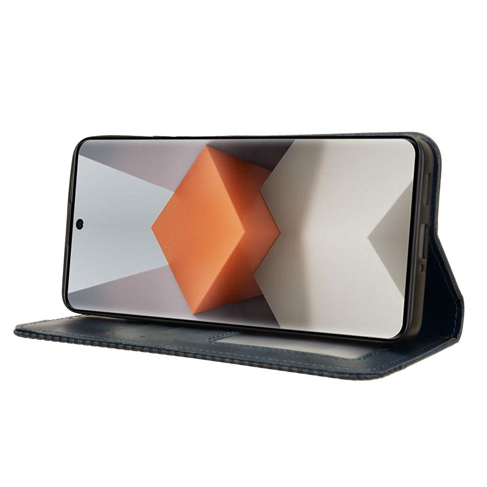 Retro Leather Phone Cover for Xiaomi Redmi Note 13 Pro+ Wallet Magnetic Leather Phone Case
