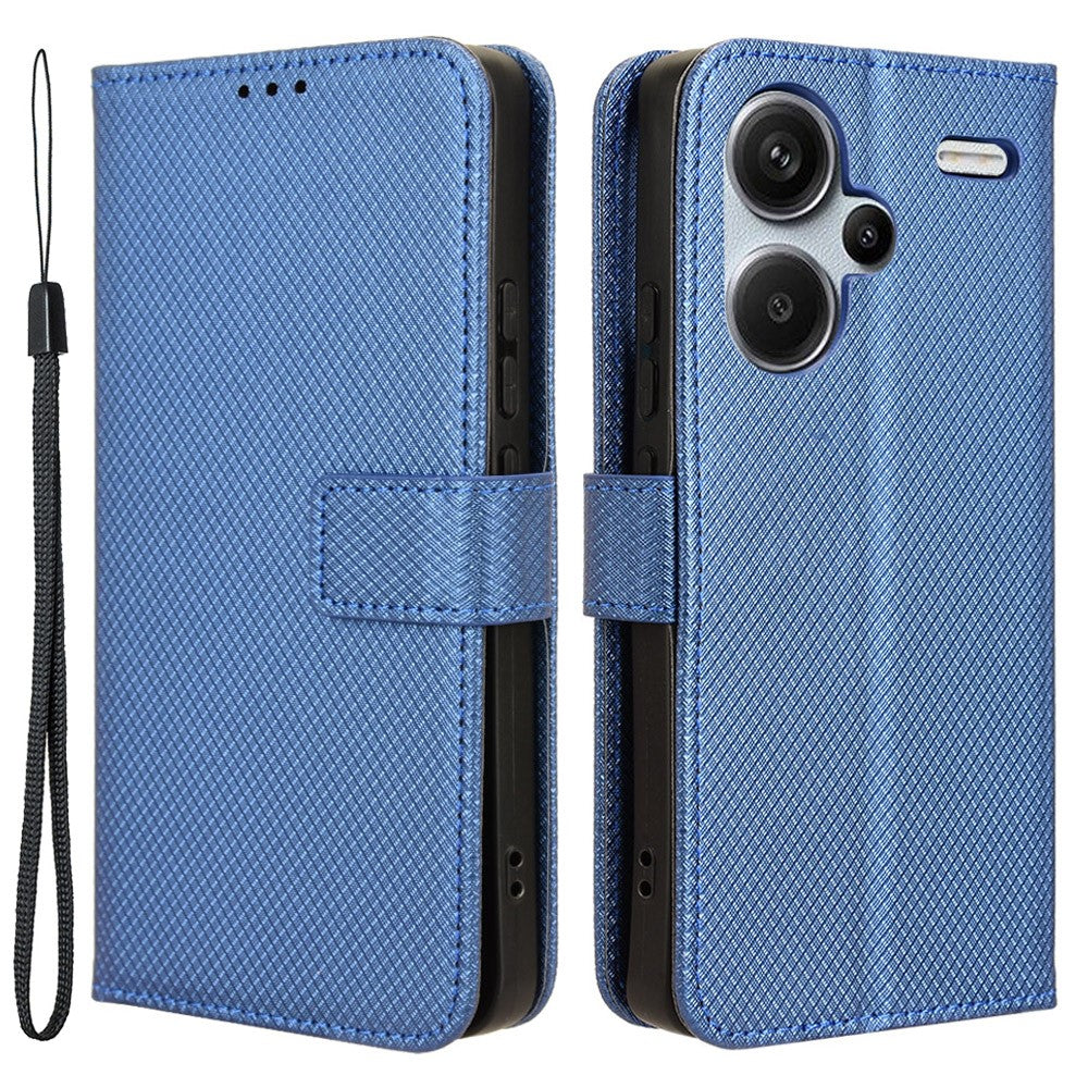 For Xiaomi Redmi Note 13 Pro+ 5G Case TPU + PU Leather Wallet Smartphone Shell Cover