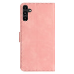 Samsung Galaxy A05s 4G PU-läderfodral med stativ och tryckt fjärilsmönster