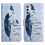 Til Samsung Galaxy A15 5G Cover Læder Anti-Fald 3D Mønsterprint Telefoncover