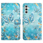 Til Samsung Galaxy A15 5G Cover Læder Anti-Fald 3D Mønsterprint Telefoncover
