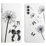 Til Samsung Galaxy A15 5G Cover Læder Anti-Fald 3D Mønsterprint Telefoncover
