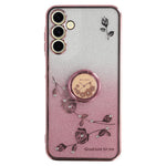 KADEM For Samsung Galaxy A05s 4G TPU Case Rhinestone Flower Phone Kickstand Cover