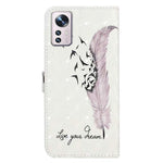 For Xiaomi 12 Pro 5G / 12 Pro (Dimensity) 5G / 12S Pro 5G Case 3D Pattern Magnetic Wallet Phone Cover
