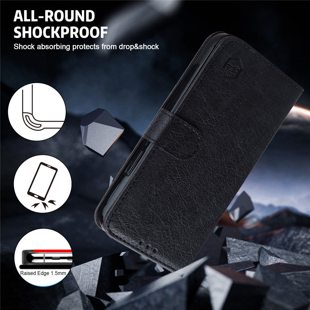 Til Samsung Galaxy A05s 4G Slim-Fit Telefoncover PU-læder Pung Mobiltelefon Stand Cover
