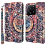 For Xiaomi 13T / 13T Pro / Redmi K60 Ultra Case PU Leather 3D Pattern Stand Flip Phone Cover