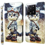 For Xiaomi 13T / 13T Pro / Redmi K60 Ultra Case PU Leather 3D Pattern Stand Flip Phone Cover
