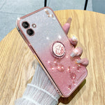 KADEM For Samsung Galaxy F14 5G / M14 5G TPU Case Glitter Cellphone Kickstand Cover