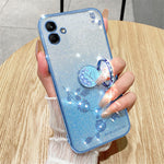KADEM For Samsung Galaxy F14 5G / M14 5G TPU Case Glitter Cellphone Kickstand Cover