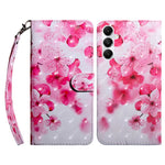 Til Samsung Galaxy A15 4G cover læderpung 3D mønsterprint telefoncover