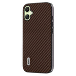 ABEEL til Samsung Galaxy A05 4G Telefoncover Kulfibertekstur Læderbelagt PC+TPU Telefoncover